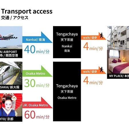 Apartament Fds Aim Osaka Zewnętrze zdjęcie