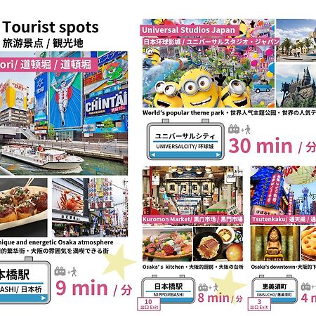 Apartament Fds Aim Osaka Zewnętrze zdjęcie