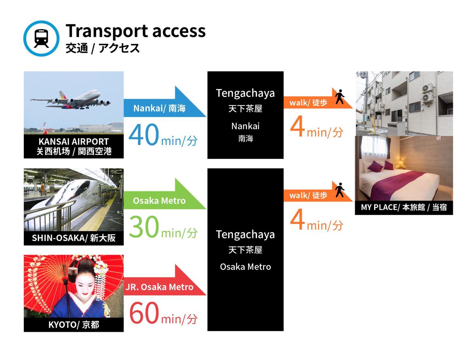 Apartament Fds Aim Osaka Zewnętrze zdjęcie